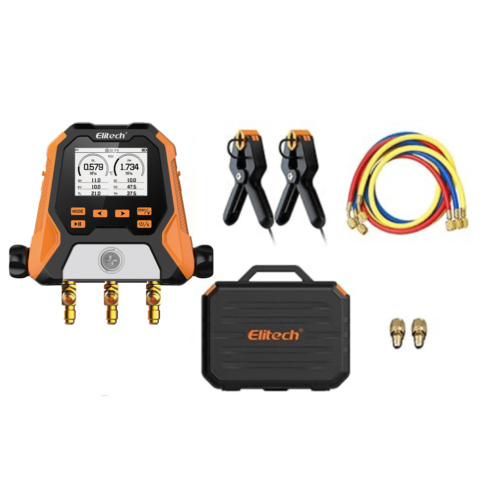 MS-810K 스마트 무선 디지털 매니폴드 게이지 세트